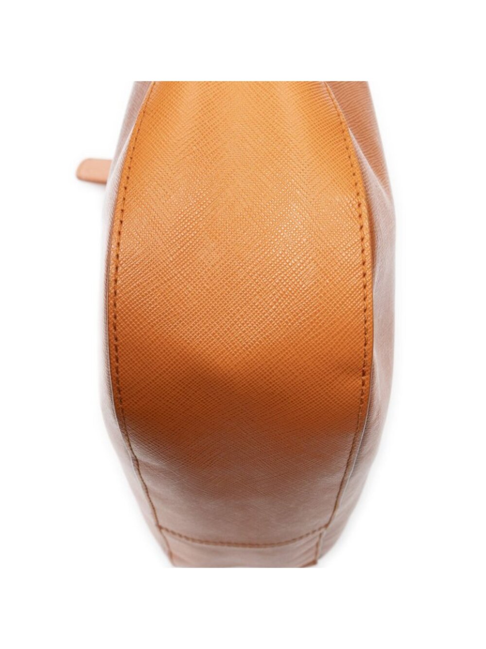 Prada Zip Hobo Orange Saffiano Leather - Picture 8 of 10